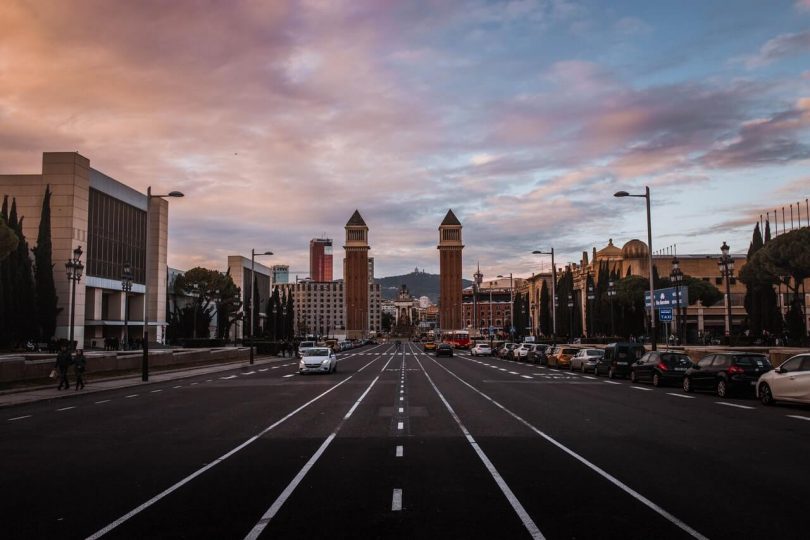 parken in Barcelona Montjuic