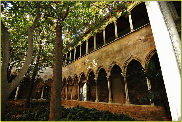 der Innenhof des Klosters Santa Anna