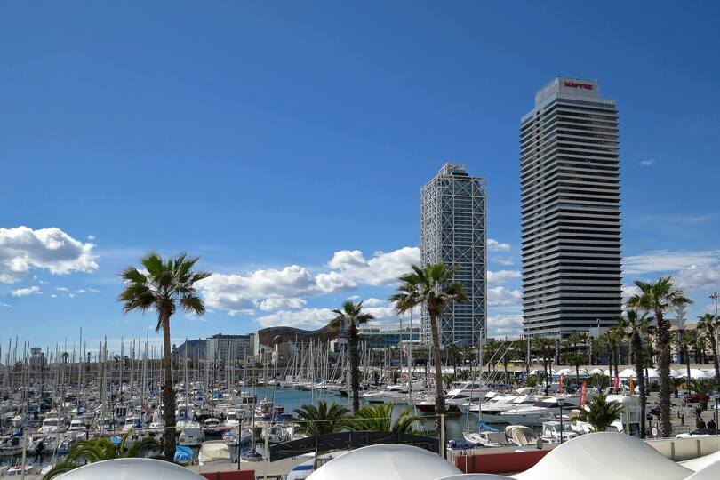 Hafen in Barcelona