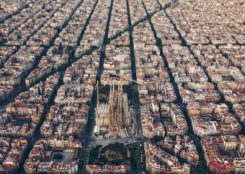 Blick auf Barcelona