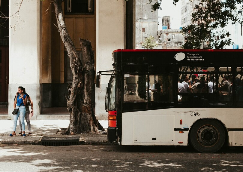 Busverkehr in Barcelona